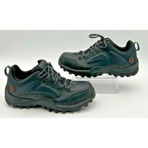Timberland Pro Mudsill 40008 Mens Sz 8.5 M Black Steel Toe Work Shoes Sneakers